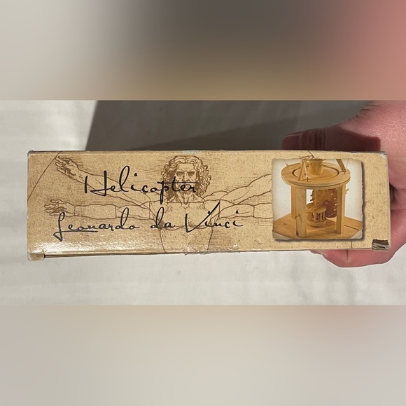 Leonardo Da Vinci Helicopter - Recreation of 15th Century “Aerial Screw” - New - Picture 3 of 7